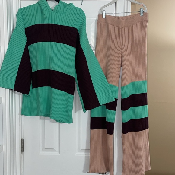 Free people Kami Sweater Set (mint combo) - Picture 3 of 6